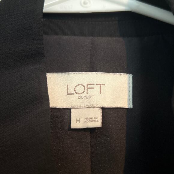 LOFT Outlet Open Front Blazer – Black – Women’s Medium - Picture 4 of 6